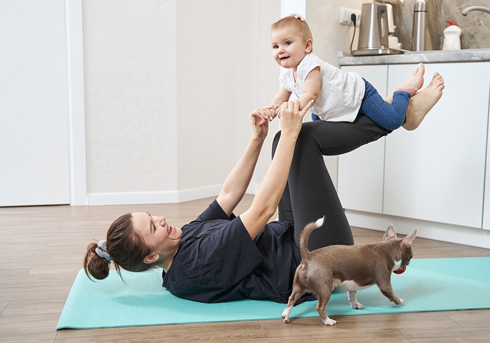 Martin Kjellström - träning efter graviditet